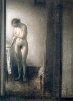 Vilhelm Hammershoi - Figure de Modelo, Nu Feminino